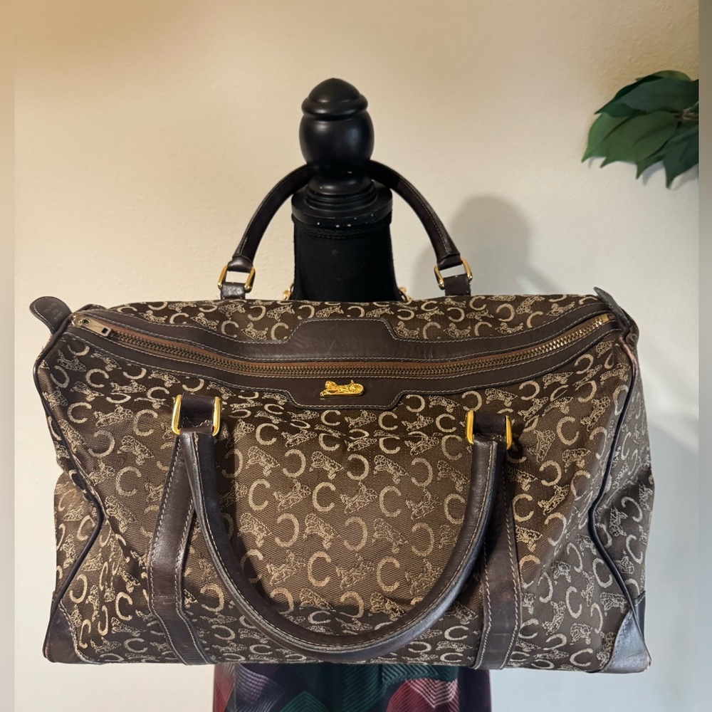 Celine "Vintage" Boston bag. - Picture 4 of 11
